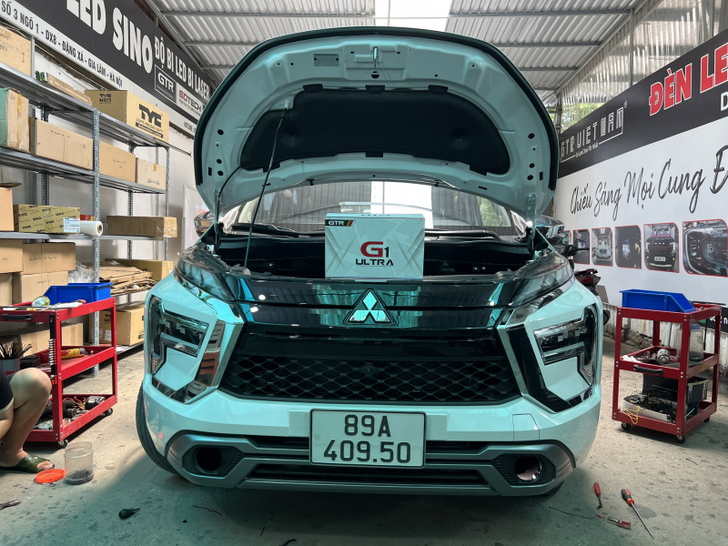 Độ đèn nâng cấp ánh sáng Nâng cấp Bi gầm G1 Ultra cho xe Mitsubishi Xpander